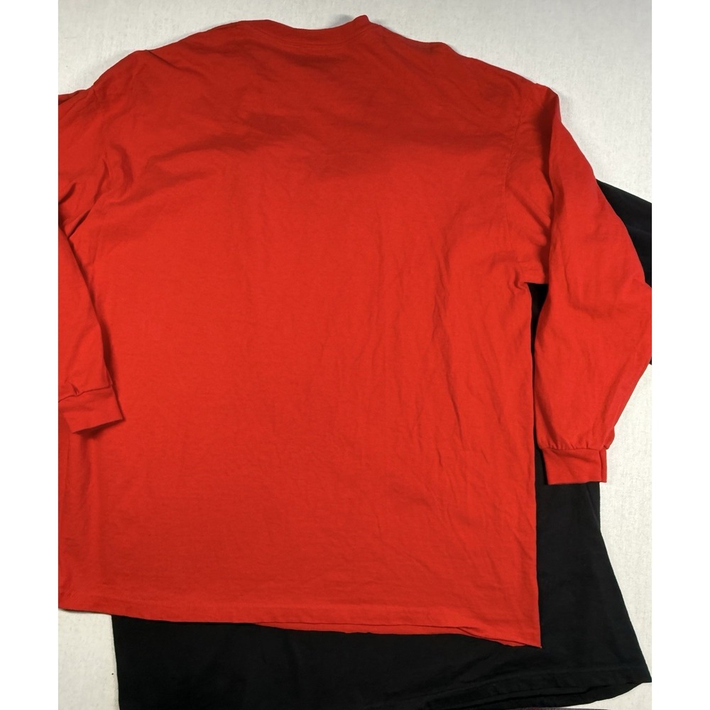 LOT of 2 MAC Tools Long Sleeve Shirts Men 3XL Red Black 100% Cotton Logo Grunge - Picture 15 of 16